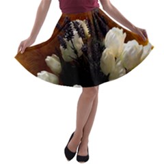 Tulips 1 2 A-line Skater Skirt by bestdesignintheworld