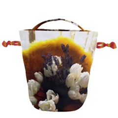 Tulips 1 2 Drawstring Bucket Bag by bestdesignintheworld