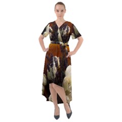 Tulips 1 2 Front Wrap High Low Dress by bestdesignintheworld