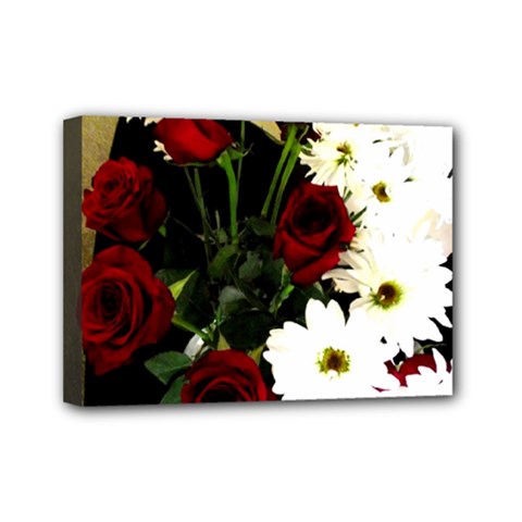 Roses 1 2 Mini Canvas 7  X 5  (stretched) by bestdesignintheworld