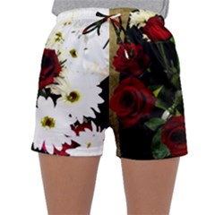 Roses 1 2 Sleepwear Shorts by bestdesignintheworld