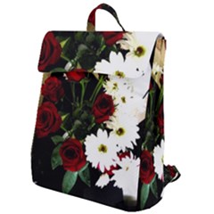 Roses 1 2 Flap Top Backpack by bestdesignintheworld