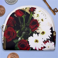 Roses 1 2 Horseshoe Style Canvas Pouch by bestdesignintheworld