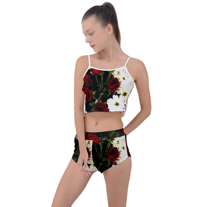 Roses 1 2 Summer Cropped Co-Ord Set