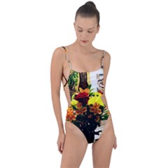 July 1 2 Tie Strap One Piece Swimsuit by bestdesignintheworld