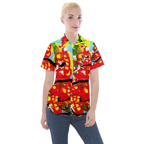 Hot 1 1 Women s Short Sleeve Pocket Shirt by bestdesignintheworld