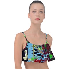 York 1 4 Frill Bikini Top