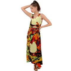 City 1 1 V-neck Chiffon Maxi Dress by bestdesignintheworld