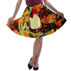 City 1 1 A-line Skater Skirt by bestdesignintheworld