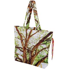 Hot Day In Dallas 14 Drawstring Tote Bag by bestdesignintheworld