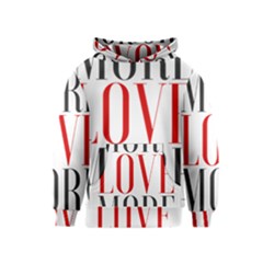 More Love More Kids  Pullover Hoodie by Lovemore