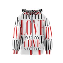 More Love More Kids  Zipper Hoodie by Lovemore