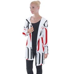 More Love More Longline Hooded Cardigan