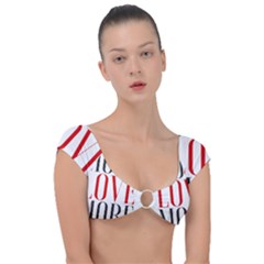 More Love More Cap Sleeve Ring Bikini Top