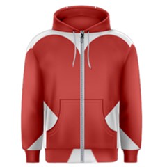 Heart Men s Zipper Hoodie by Lovemore