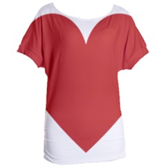 Heart Women s Oversized Tee