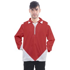 Heart Men s Half Zip Pullover by Lovemore