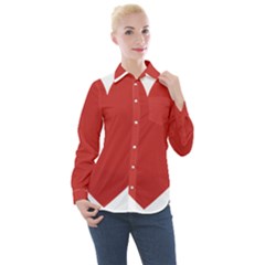 Heart Women s Long Sleeve Pocket Shirt