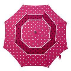 Polka Dots Two Times 2 Black Hook Handle Umbrellas (small) by impacteesstreetwearten