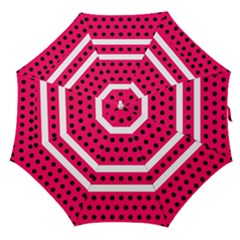 Polka Dots Two Times 3 Black Straight Umbrellas by impacteesstreetwearten