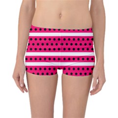 Polka Dots Two Times 3 Black Boyleg Bikini Bottoms by impacteesstreetwearten