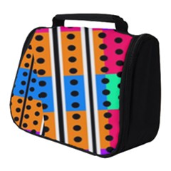 Polka Dots Two Times 5 Black Full Print Travel Pouch (small) by impacteesstreetwearten