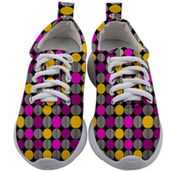 Polka Dots Two Times 4 Black Kids Athletic Shoes by impacteesstreetwearten