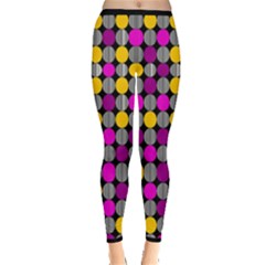 Polka Dots Two Times 4 Black Inside Out Leggings by impacteesstreetwearten