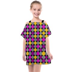 Polka Dots Two Times 4 Black Kids  One Piece Chiffon Dress by impacteesstreetwearten