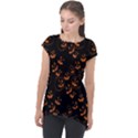 Jack O Lanterns Cap Sleeve High Low Top View1