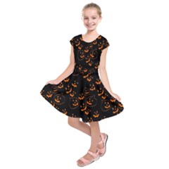 Jack O Lanterns Kids  Short Sleeve Dress