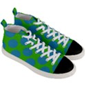 Polka Dots Two Times 6 Men s Mid-Top Canvas Sneakers View3