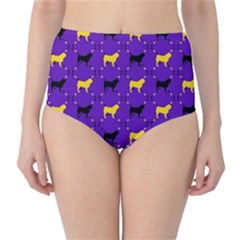 Elegant Pugs Classic High-waist Bikini Bottoms