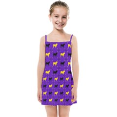 Elegant Pugs Kids  Summer Sun Dress