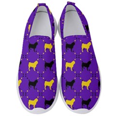 Elegant Pugs Men s Slip On Sneakers