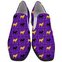 Elegant Pugs Women Slip On Heel Loafers by ElegantGP