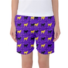 Elegant Pugs Women s Basketball Shorts by ElegantGP