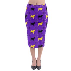 Elegant Pugs Midi Pencil Skirt by ElegantGP