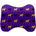 Elegant pugs Head Support Cushion View1