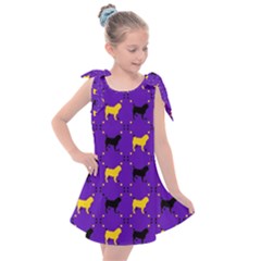 Elegant Pugs Kids  Tie Up Tunic Dress by ElegantGP