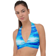 Sky 1 1 Halter Plunge Bikini Top by bestdesignintheworld