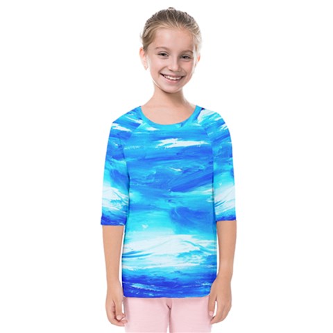 Sky 1 1 Kids  Quarter Sleeve Raglan Tee by bestdesignintheworld