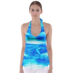 Sky 1 1 Babydoll Tankini Top by bestdesignintheworld