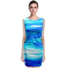 Sky 1 1 Classic Sleeveless Midi Dress by bestdesignintheworld