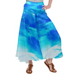 Sky 1 1 Satin Palazzo Pants by bestdesignintheworld