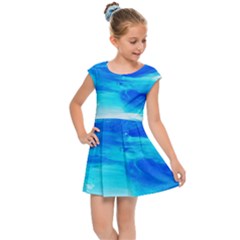 Sky 1 1 Kids  Cap Sleeve Dress by bestdesignintheworld