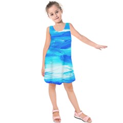 Sky 1 1 Kids  Sleeveless Dress by bestdesignintheworld