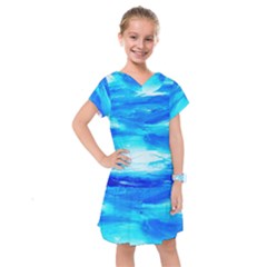 Sky 1 1 Kids  Drop Waist Dress by bestdesignintheworld