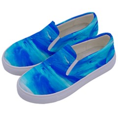 Sky 1 1 Kids  Canvas Slip Ons by bestdesignintheworld