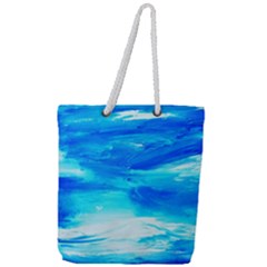 Sky 1 1 Full Print Rope Handle Tote (large) by bestdesignintheworld